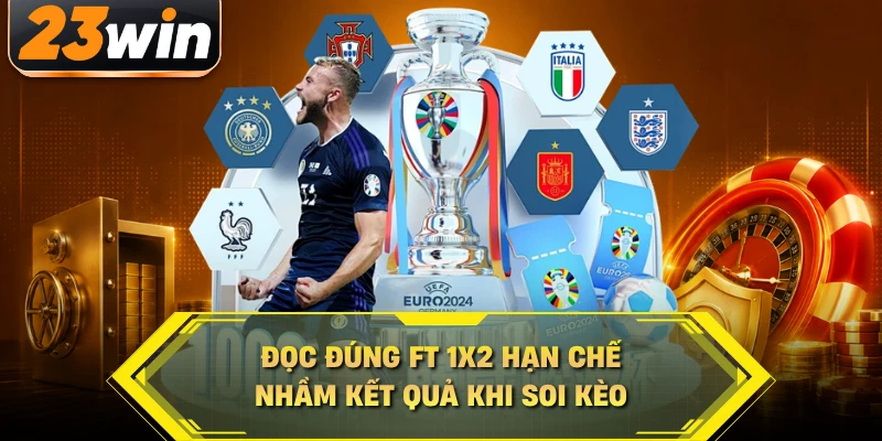 Đọc đúng FT 1X2 hạn chế nhầm kết quả khi soi kèo