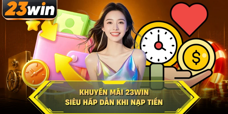 Khuyến mãi 23WIN siêu hấp dẫn khi nạp tiền