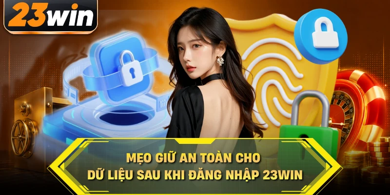 Mẹo giữ an toàn cho dữ liệu sau khi đăng nhập 23WIN
