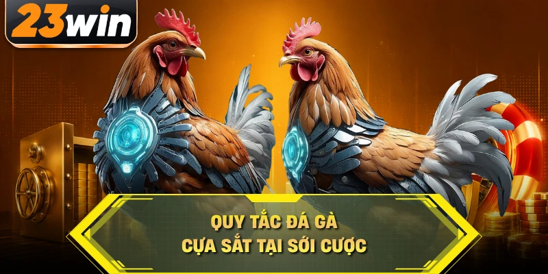 Quy tắc đá gà cựa sắt tại sới cược